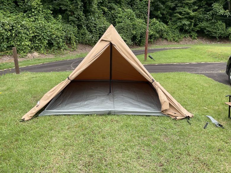 テント外観・テンション後